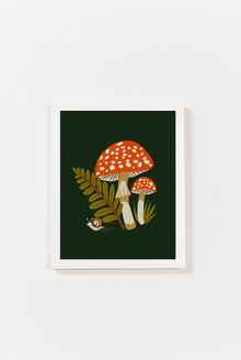  Green Mushroom Art