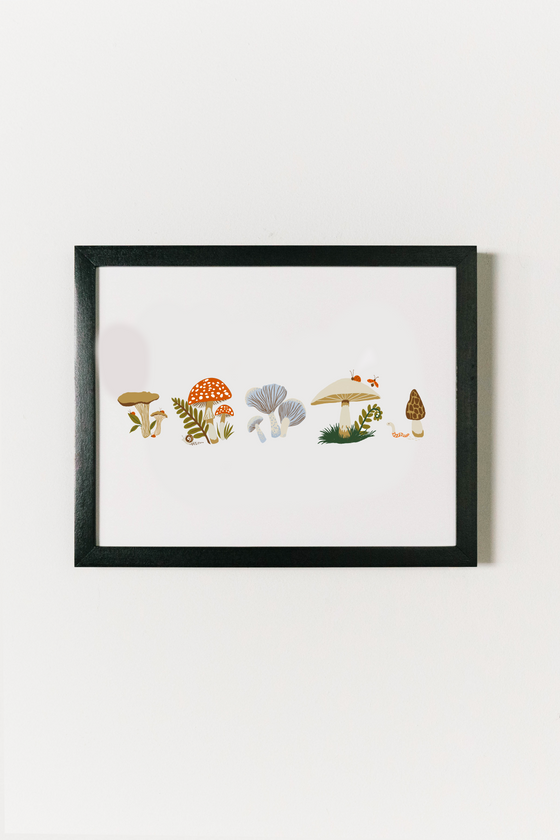Mushroom Lineup Art