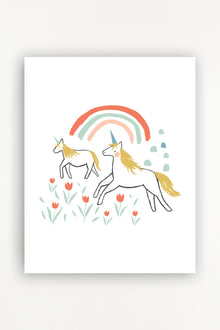  Unicorn Land Art Print - 11x14