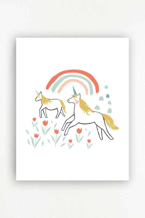 Unicorn Land Art Print - 11x14